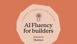 AI Fluency for Builders badge
