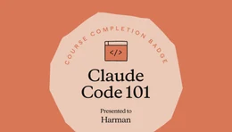 Claude Code 101 badge